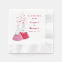 Geek Heart Chemistry Offbeat Personalisierte Hochz