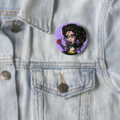 Geek-heraus Nerd Smartie keucht Button (Beispiel)