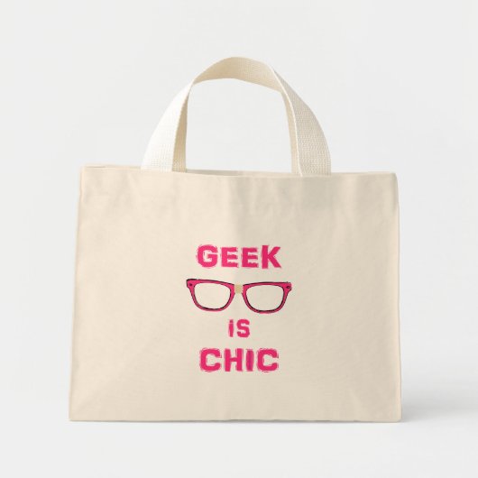 Geek ist Chic Mini Stoffbeutel (Vorne)