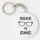 Geek ist Chic Schlüsselanhänger (Vorne)