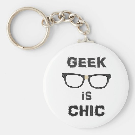 Geek ist Chic Schlüsselanhänger (Vorne)