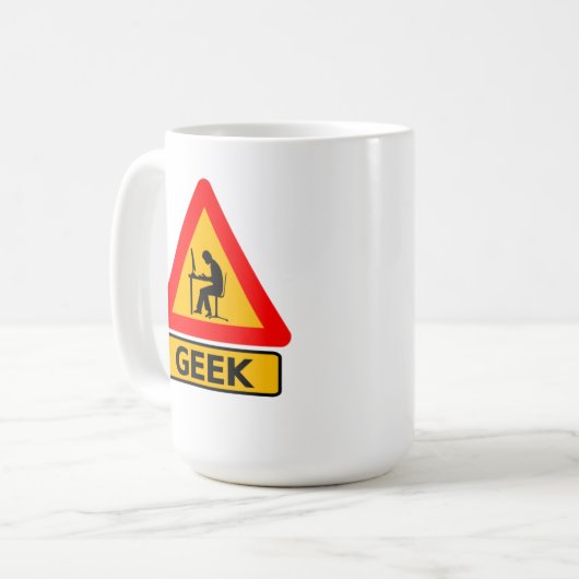 Geek Kaffeetasse (Vorderseite Links)