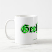 Geek-Kraft-Kaffee-Tasse (weiß) Kaffeetasse (Links)