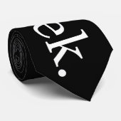 Geek-Krawatte (Schwarzes) Krawatte (Gerollt)
