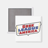 Geek League of America Magnet (Vorderseite/Rückseite)