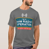 Geek Level 1000 Unlocked Funny Ham Radio T-Shirt (Vorderseite)