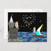 Geek Liebe Old Game School Postkarte (Vorne/Hinten)