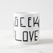 Geek Liebe Oly Binewski "A true freak" Jumbo Tasse (Vorderseite)