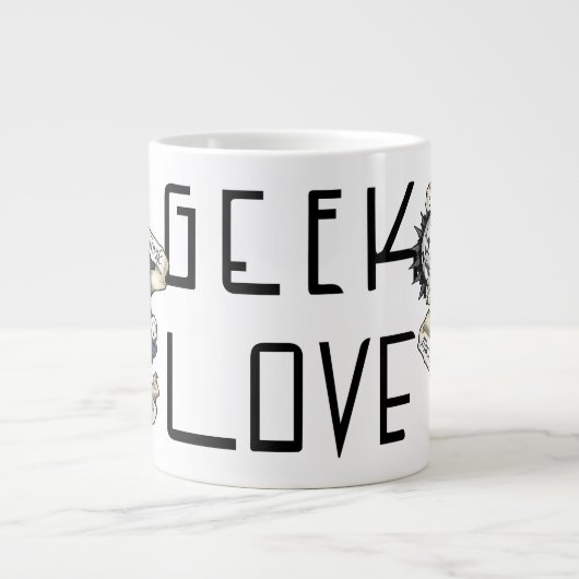 Geek Liebe Oly Binewski "A true freak" Jumbo Tasse (Vorderseite)