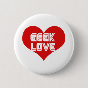 Geek Liebe Valentinstag Heart Button