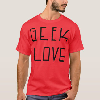 Geek Liebe Vintag Book Cover T-Shirt