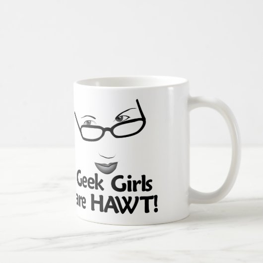 Geek-Mädchen - Tasse (Rechts)