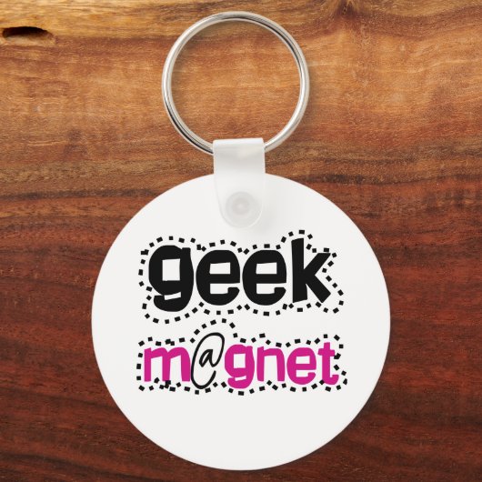 Geek Magnet Schlüsselanhänger (Vorderseite)