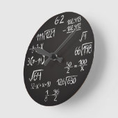 Geek Math Wall Clock Runde Wanduhr (Winkel)