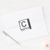 Geek mir! Carbon Copy Quadratischer Aufkleber (Umschlag)