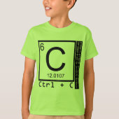 Geek mir! Carbon Copy T-Shirt (Vorderseite)
