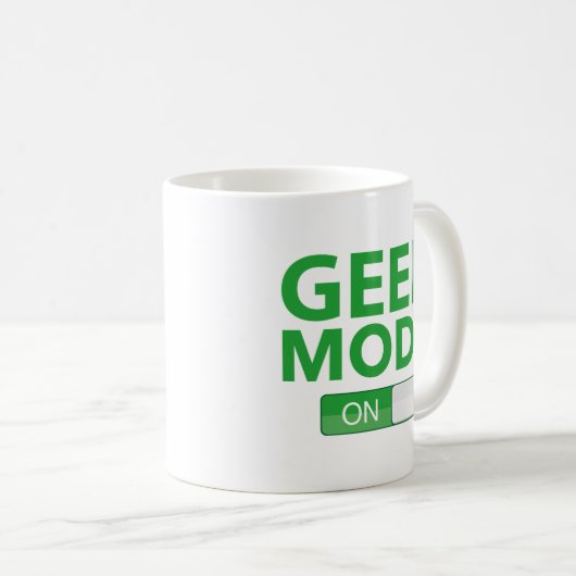 Geek Mode on Coffee Tasse (VorderseiteRechts)