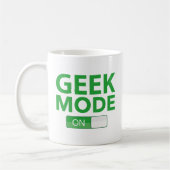 Geek Mode on Coffee Tasse (Links)