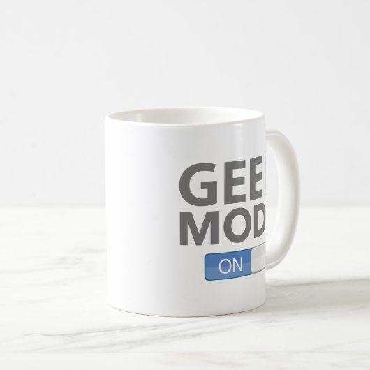 Geek Mode on Coffee Tasse (VorderseiteRechts)