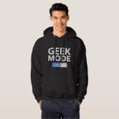 Geek-Modus eingeschaltet Hoodie (Vorne ganz)