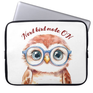 Geek Nerd Bird Laptopschutzhülle