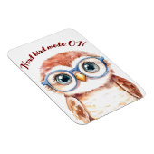 Geek Nerd Bird Magnet (Rechte Seite)