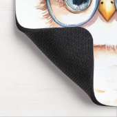Geek Nerd Bird Mousepad (Ecke)