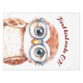 Geek Nerd Bird Tischdecke (Vorderseite (Horizontal))