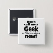 Geek newt bf button (Vorne & Hinten)