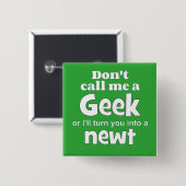 Geek newt wf button (Vorne & Hinten)