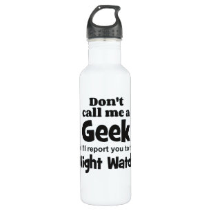 Geek Night Watch bf Trinkflasche