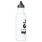 Geek Night Watch bf Trinkflasche (Links)