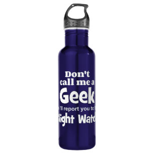 Geek Night Watch wf Edelstahlflasche