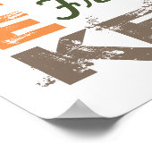 Geek not Freak Poster (Ecke)