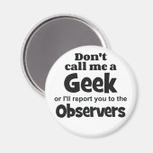 Geek Observers bf Magnet (Vorderseite/Rückseite)