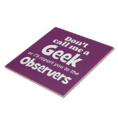 Geek Observers wf Fliese (Seite)
