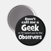 Geek Observers wf Magnet (Vorderseite/Rückseite)
