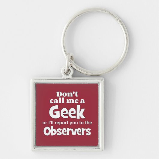 Geek Observers wf Schlüsselanhänger (Vorne)