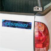 Geek Out Custom PCB Blue Electronic Circuit Board Autoaufkleber (Auf Lkw)