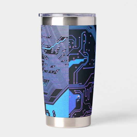 Geek Out Custom PCB Blue Electronic Circuit Board Thermobecher (Rechts)