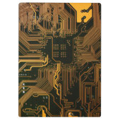 Geek Out Custom PCB Orange Circuit Board Klemmbrett (Rückseite)