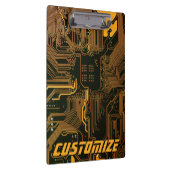 Geek Out Custom PCB Orange Circuit Board Klemmbrett (Rechts)