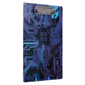 Geek Out Nerd PCB Blue Electronic Circuit Board Klemmbrett (Rechts)