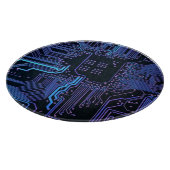 Geek Out Nerd PCB Blue Electronic Circuit Board Schneidebrett (Ecke)