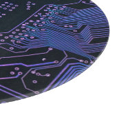 Geek Out Nerd PCB Blue Electronic Circuit Board Schneidebrett (Ecke)