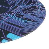 Geek Out Nerd PCB Blue Electronic Circuit Board Schneidebrett (Ecke)