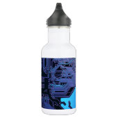 Geek Out Nerd PCB Blue Electronic Circuit Board Trinkflasche (Rechts)