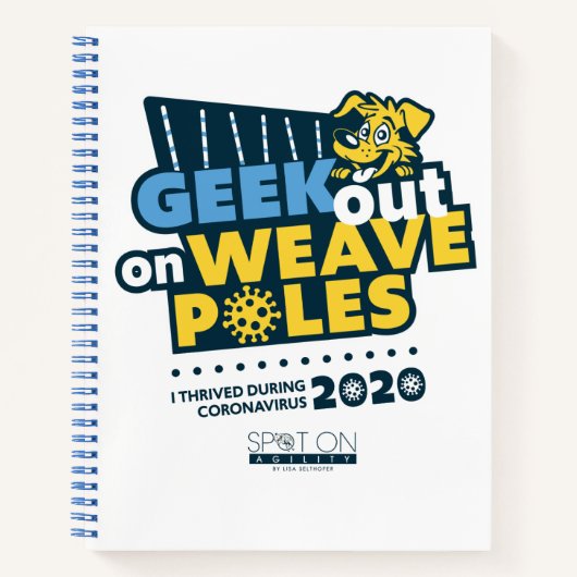 Geek Out on Weaves - Notebook Notizblock (Vorderseite)