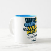 Geek out on Weves Coffee Tasse (Vorderseite Links)