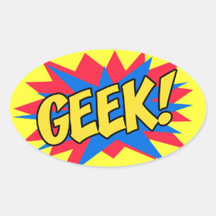 GEEK OVALER AUFKLEBER